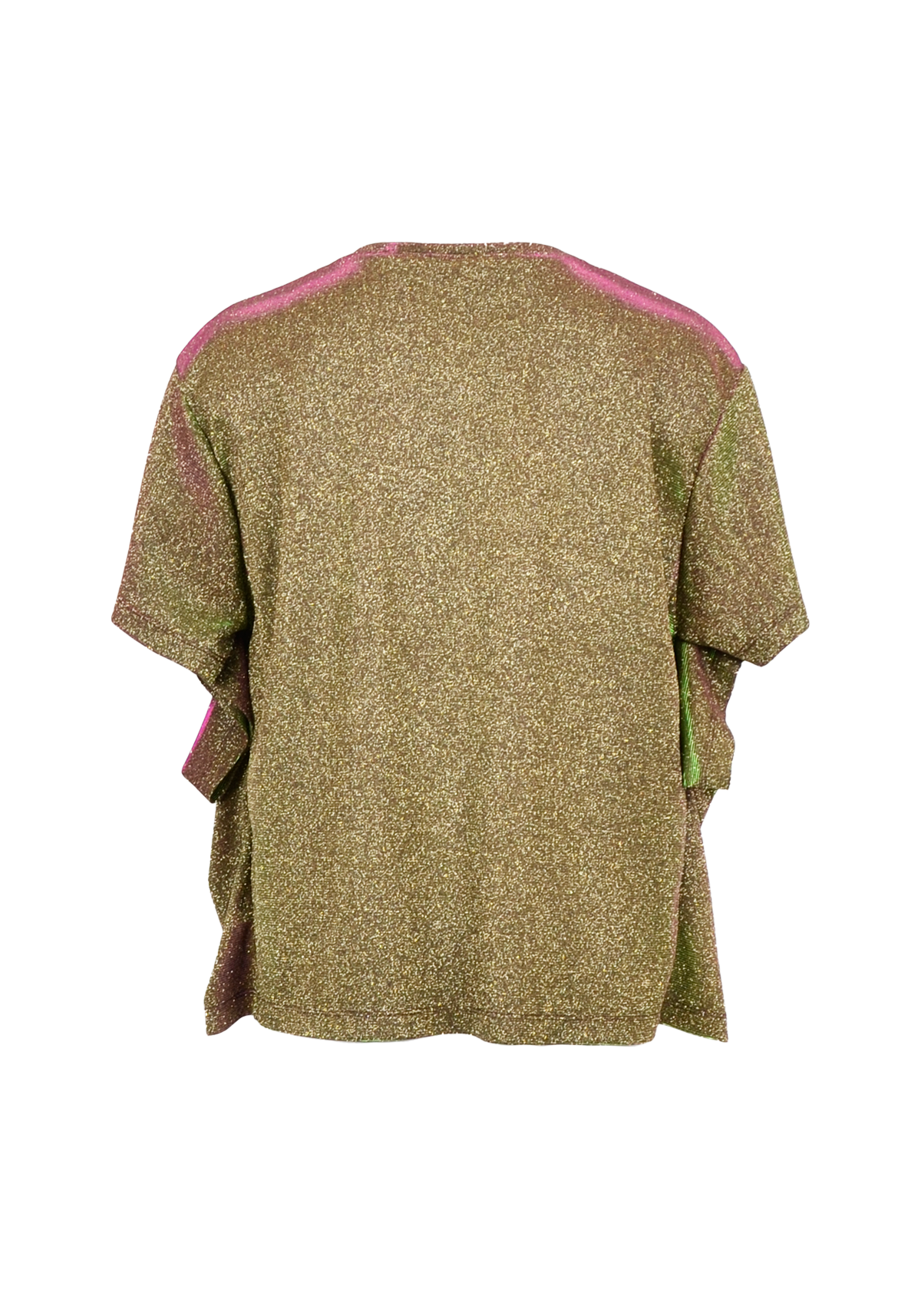 Signature Iridescent top with Butterfly Sleeves