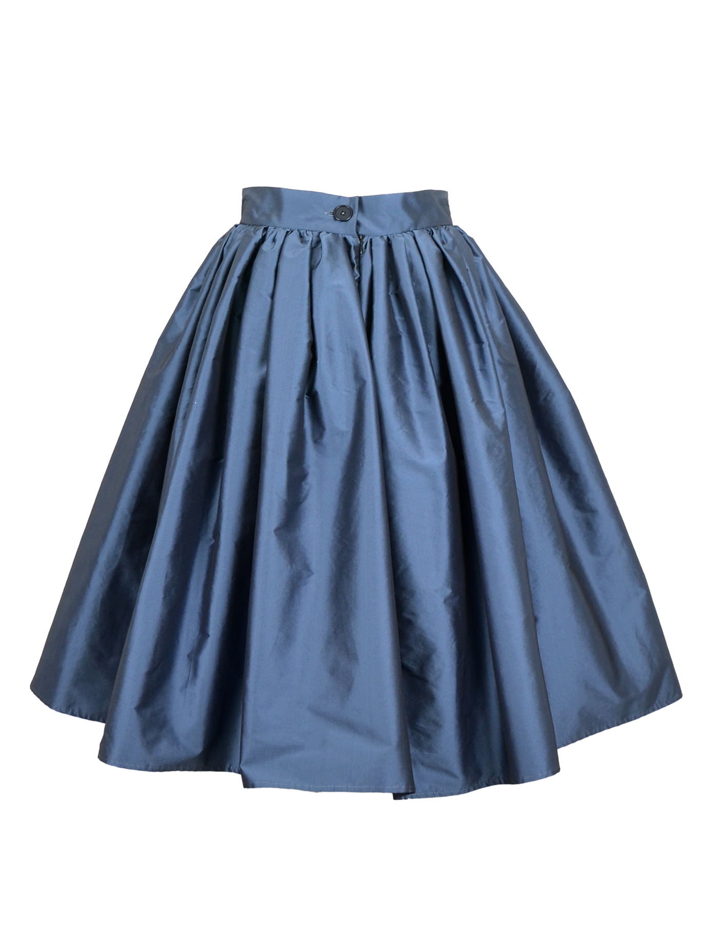 Midnight Blue Silk Taffeta Skirt