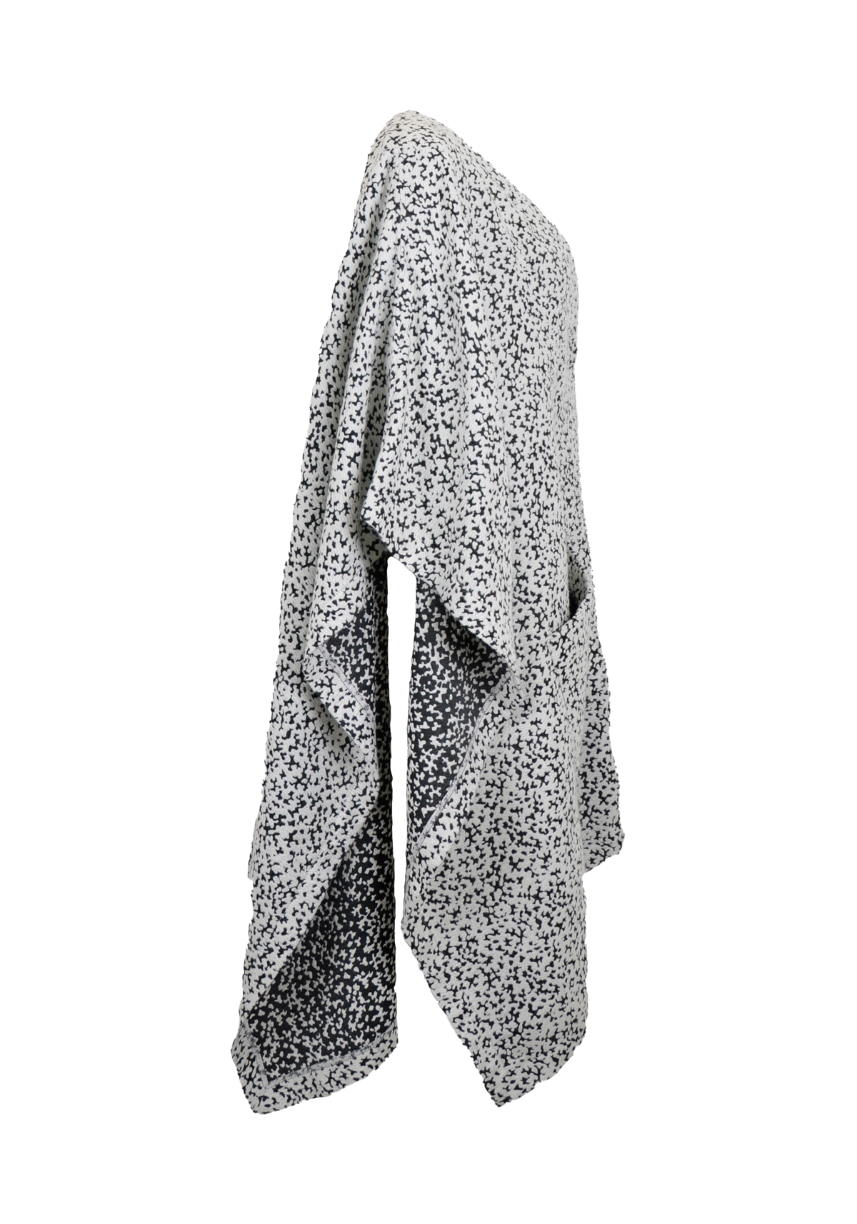 Wool-Blend Speckle Overcoat