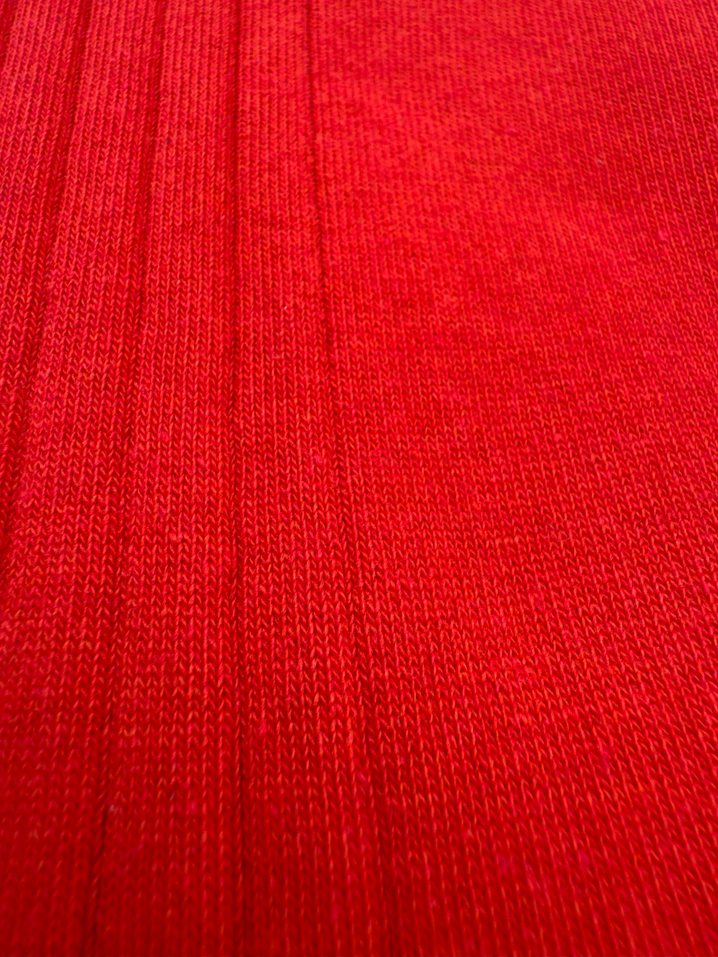 Ribbed Socks in Cardinal Red