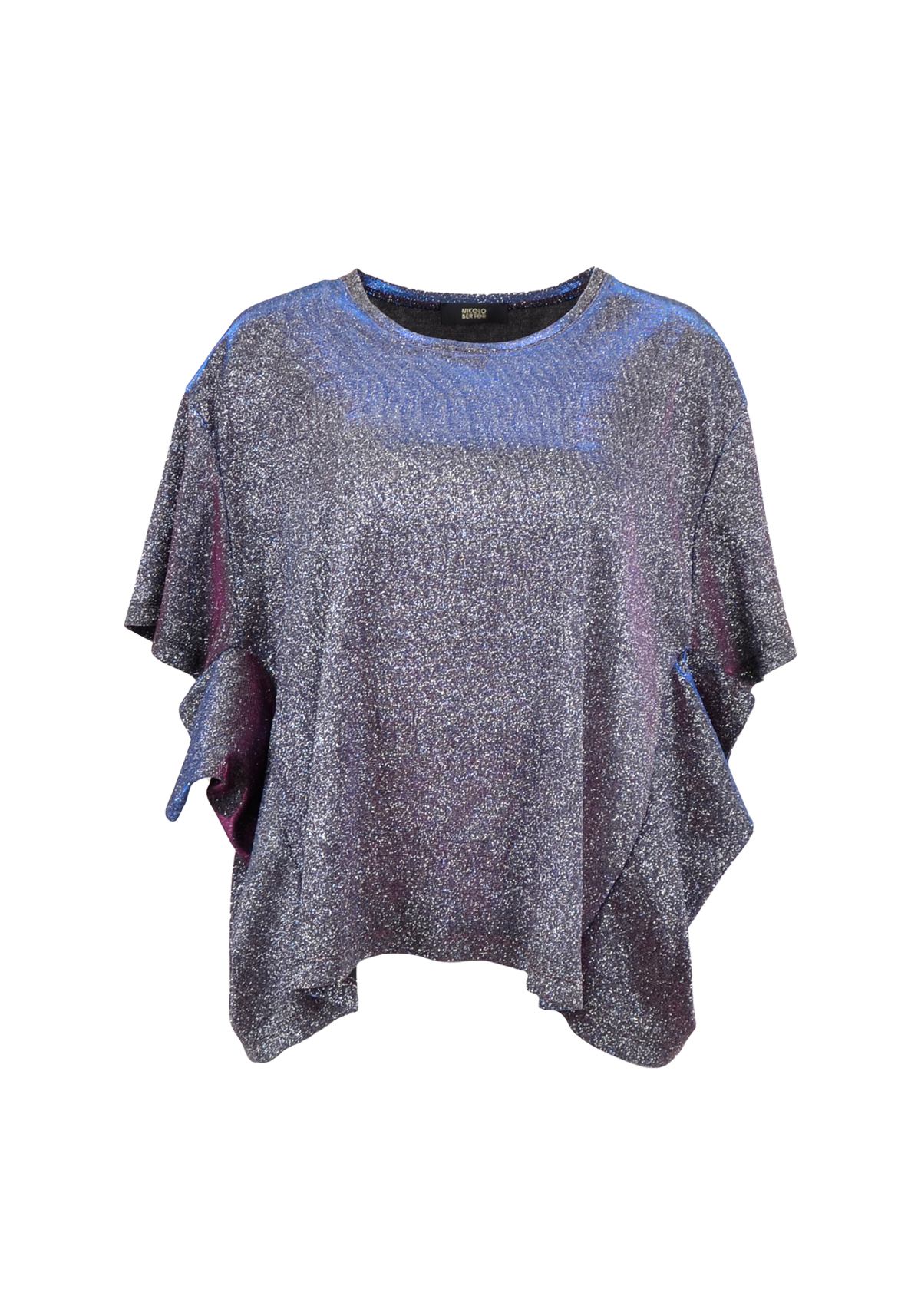Signature Iridescent top with Butterfly Sleeves