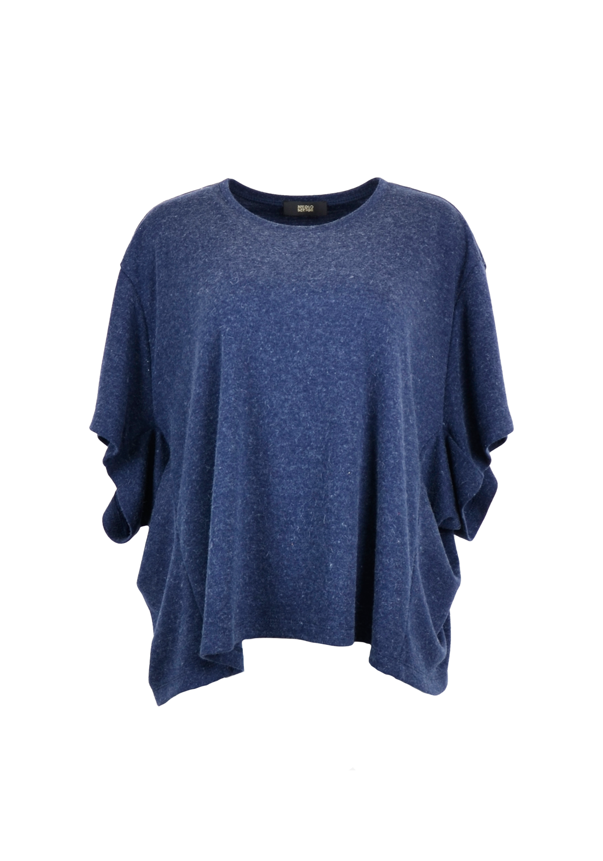 Signature Midnight Blue top with Butterfly Sleeves