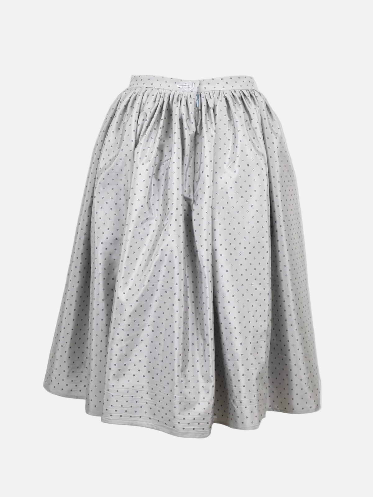 Silk Polka Dot Skirt
