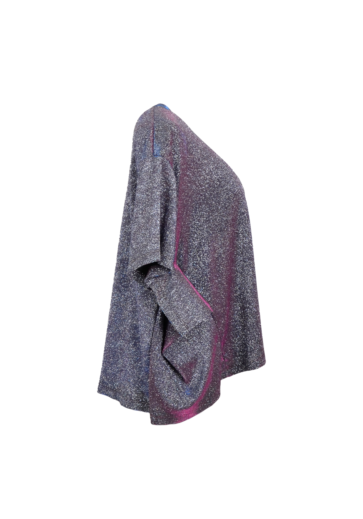 Signature Iridescent top with Butterfly Sleeves