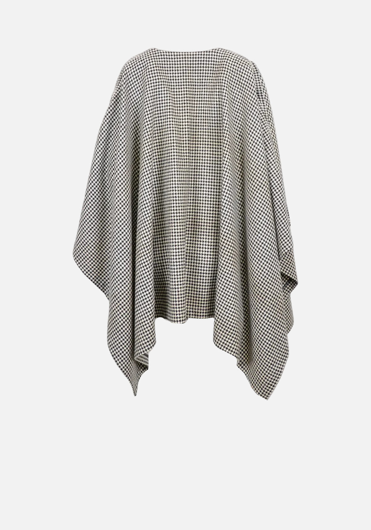 Scottish Wool Houndstooth Overcoat