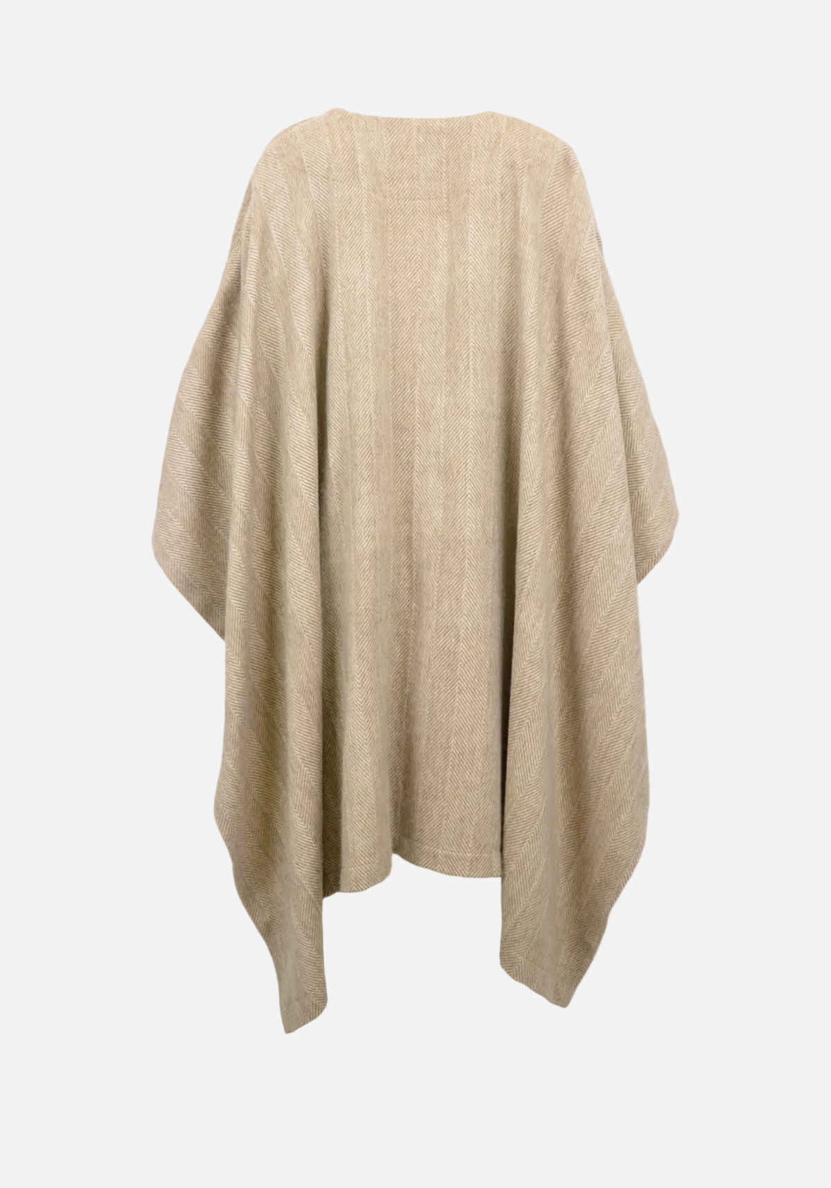 Cashmere Herringbone Contrast Overcoat