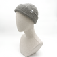 Merino Wool Beanie Hat In Dove Grey
