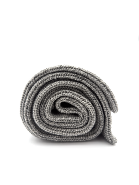 Merino Wool Scarf In Dove Grey