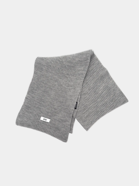 Merino Wool Scarf In Dove Grey