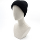 Wool Beanie Hat In Black