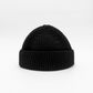 Wool Beanie Hat In Black