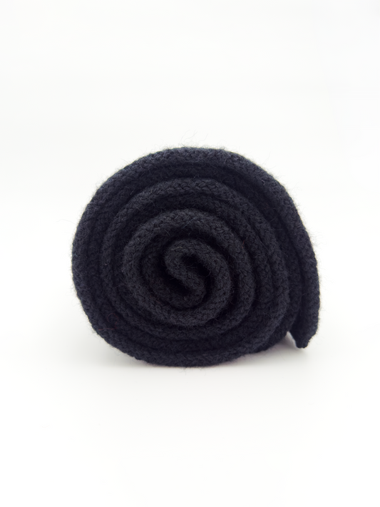 Wool Scarf In Black