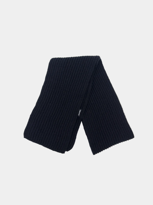 Wool Scarf In Black