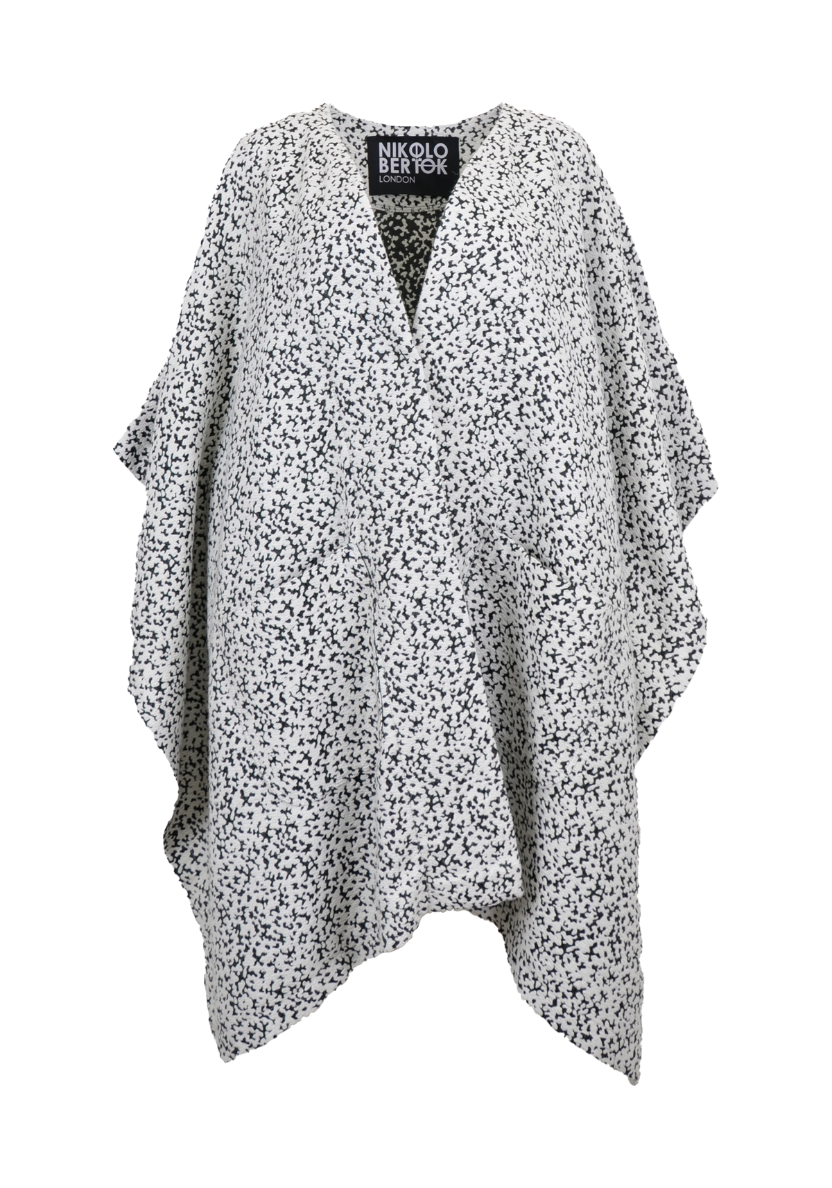 Wool-Blend Speckle Overcoat