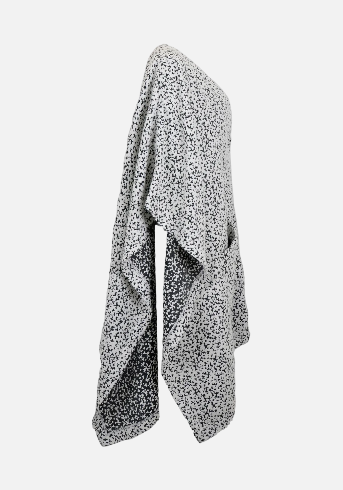 Wool-Blend Speckle Overcoat