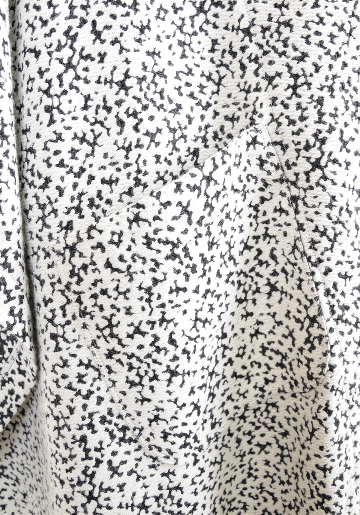Wool-Blend Speckle Overcoat