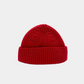 Wool Beanie Hat In Cardinal Red