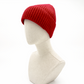 Wool Beanie Hat In Cardinal Red