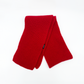 Wool Scarf In Cardinal Red