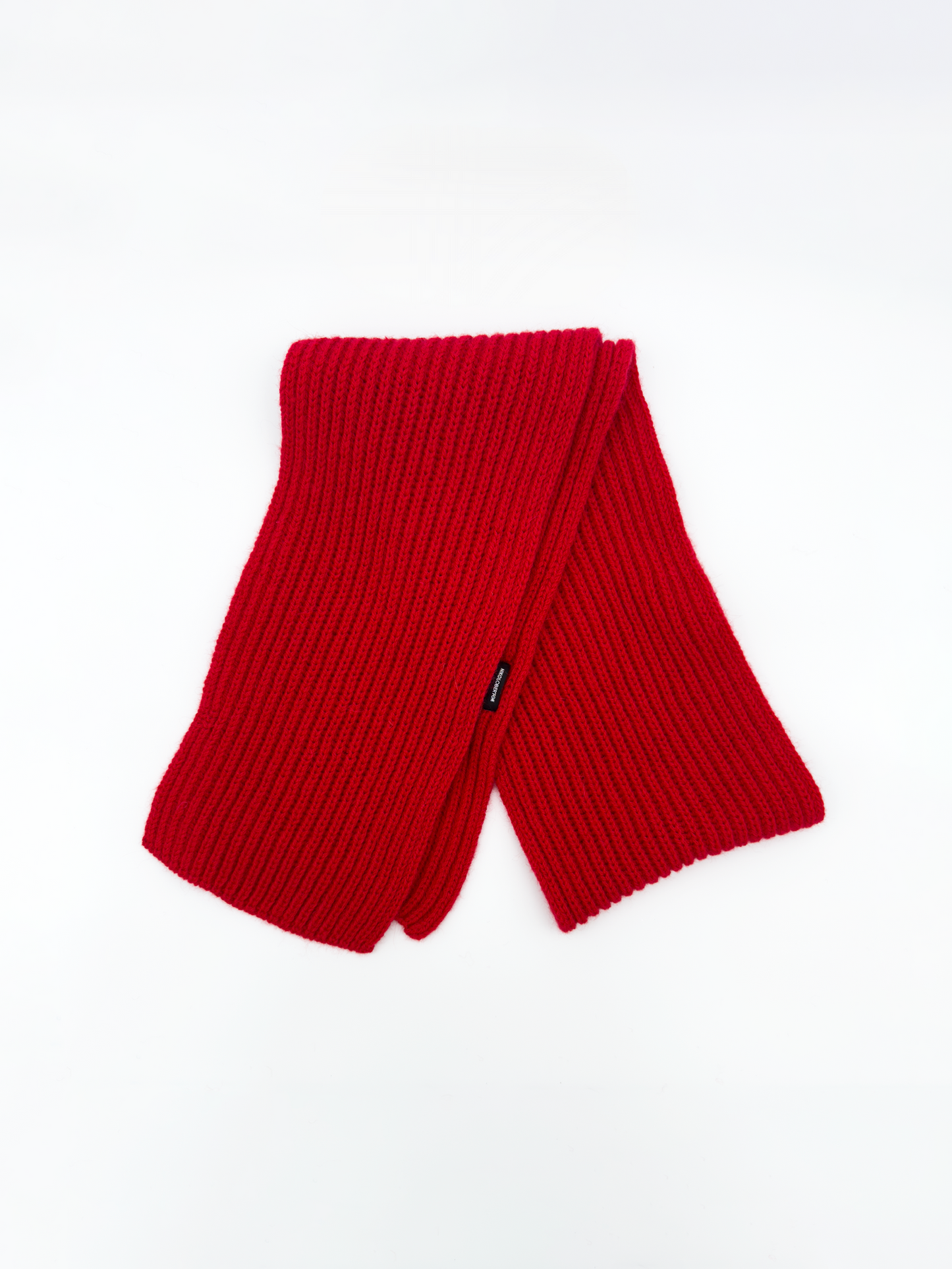 Wool Scarf In Cardinal Red