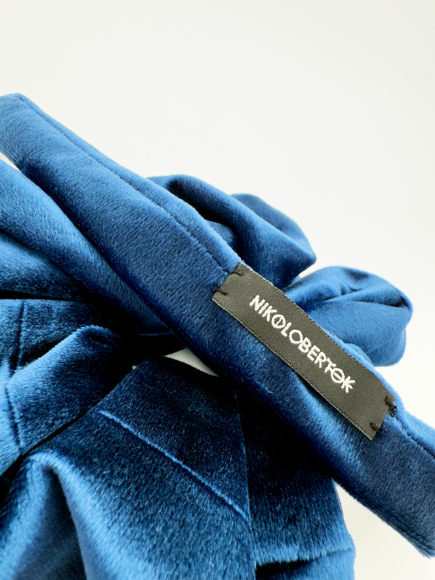 Scrunchie In Royal Blue Knot Tail