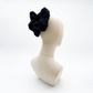 Scrunchie In Black Devore