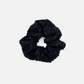 Scrunchie In Black Devore
