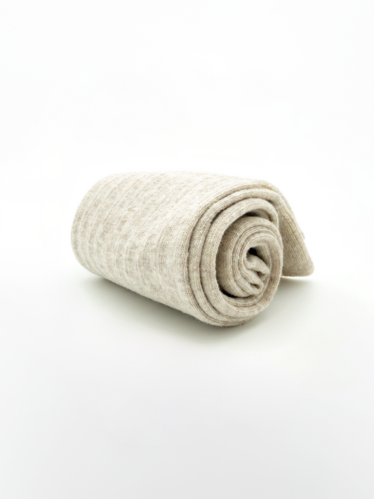 Ribbed Socks in Vintage Natural Ecru