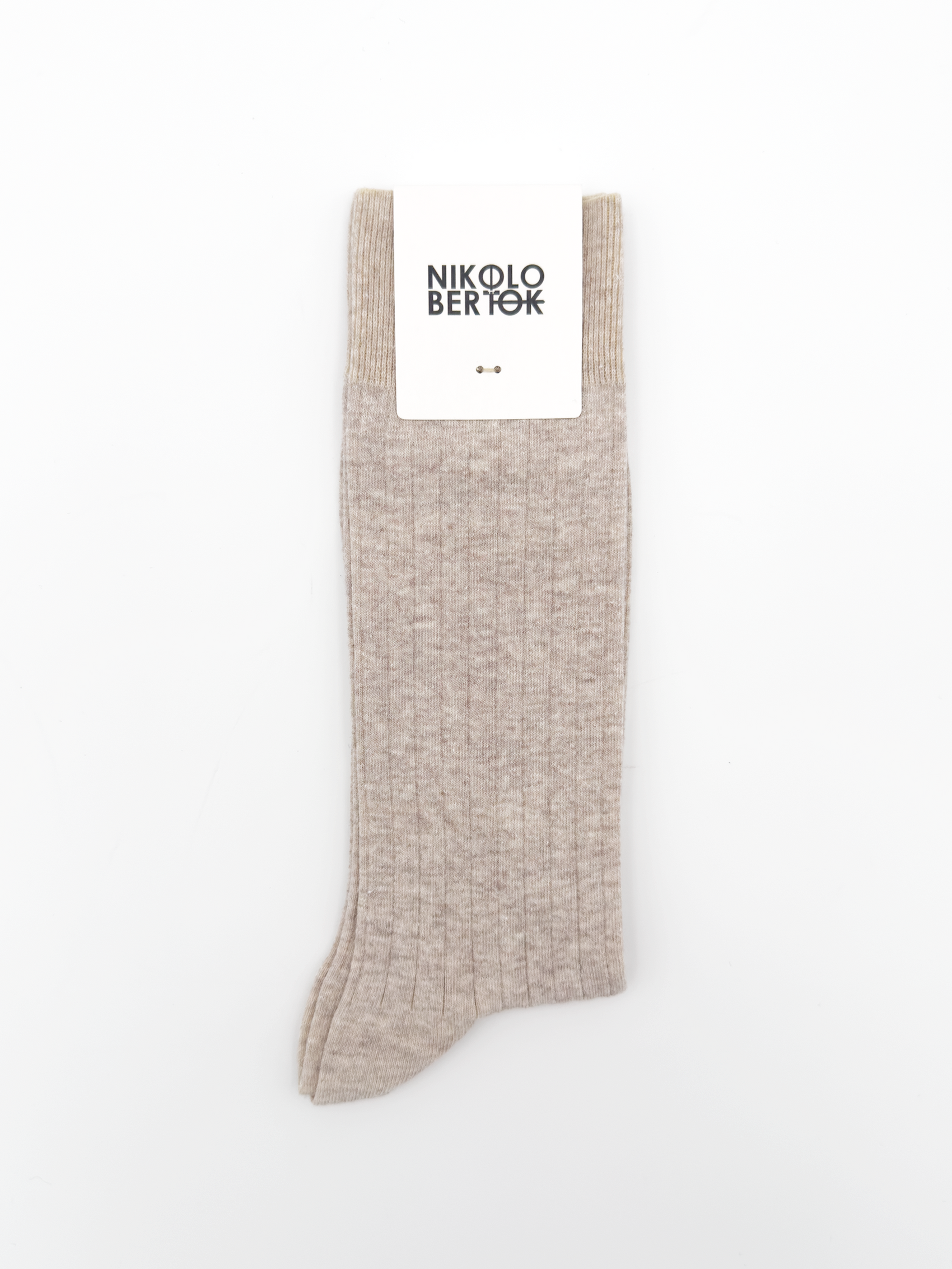 Ribbed Socks in Vintage Natural Ecru