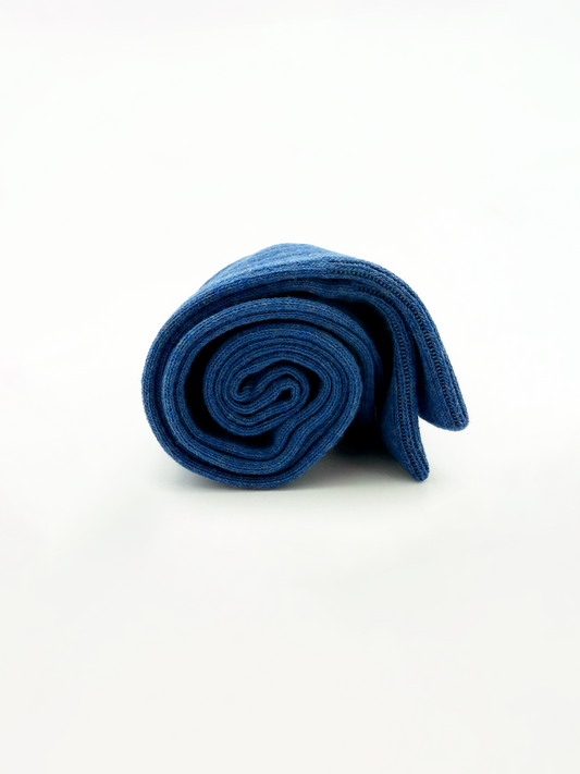 Ribbed Socks in Vintage Heather Blue