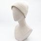 Wool Beanie Hat In Alabaster
