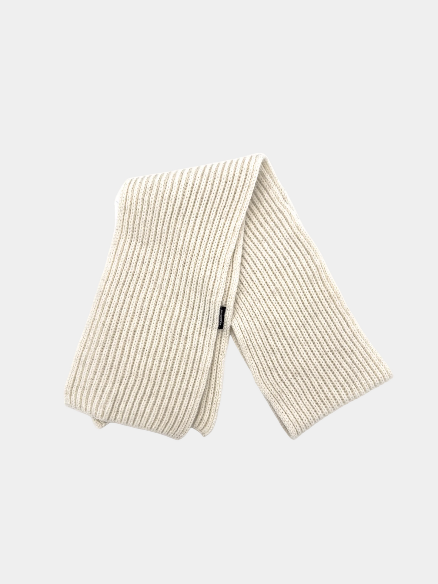 Wool Scarf In Alabaster