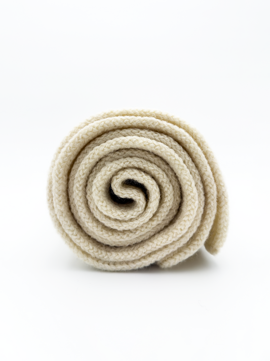 Wool Scarf In Alabaster